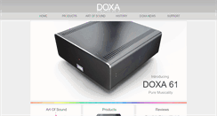 Desktop Screenshot of doxa.no
